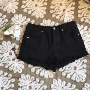 SEXY black high waisted shorts